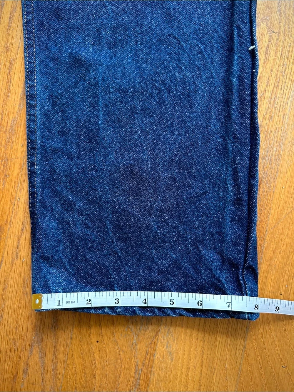 Vintage Y2K Dark Wash Prison Blues Denim Pants